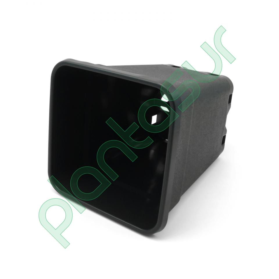 Maceta cuadrada negra 5L Simply 1ud